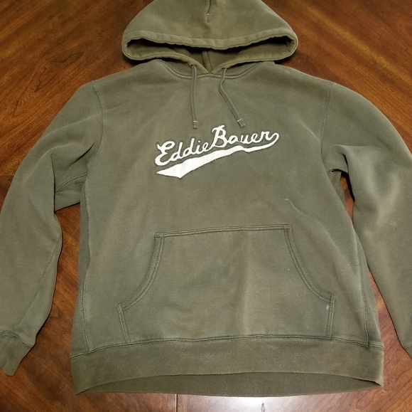 Eddie Bauer Hooded Sweatshirt Large